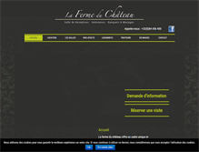 Tablet Screenshot of la-ferme-du-chateau.be